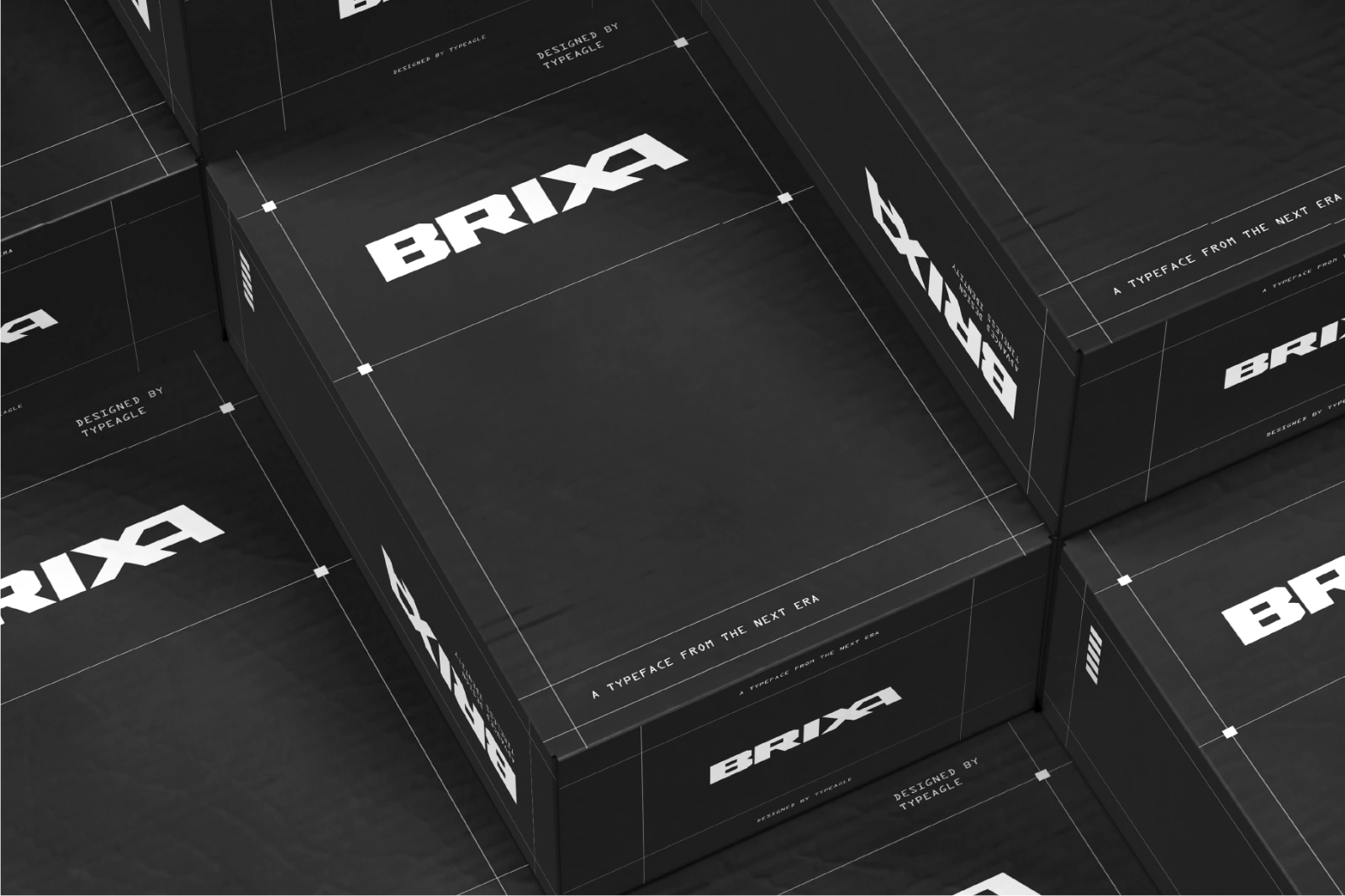 Brixa - Futuristic Display Font — image 4