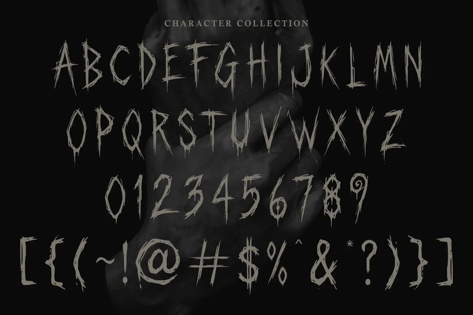 Corpse Smile – Scratchy Horror Display Font, Dark Gothic Typeface for Metal — image 3