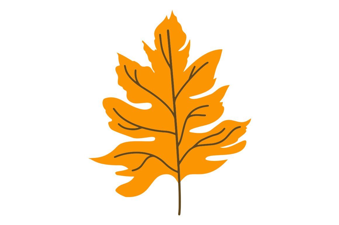 Autumn Leaves Vector Clipart Bundle — image 3