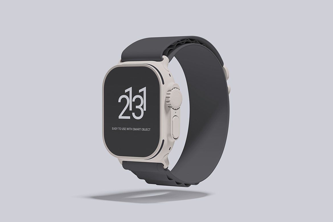 Apple Watch Mockup (4 Objects)