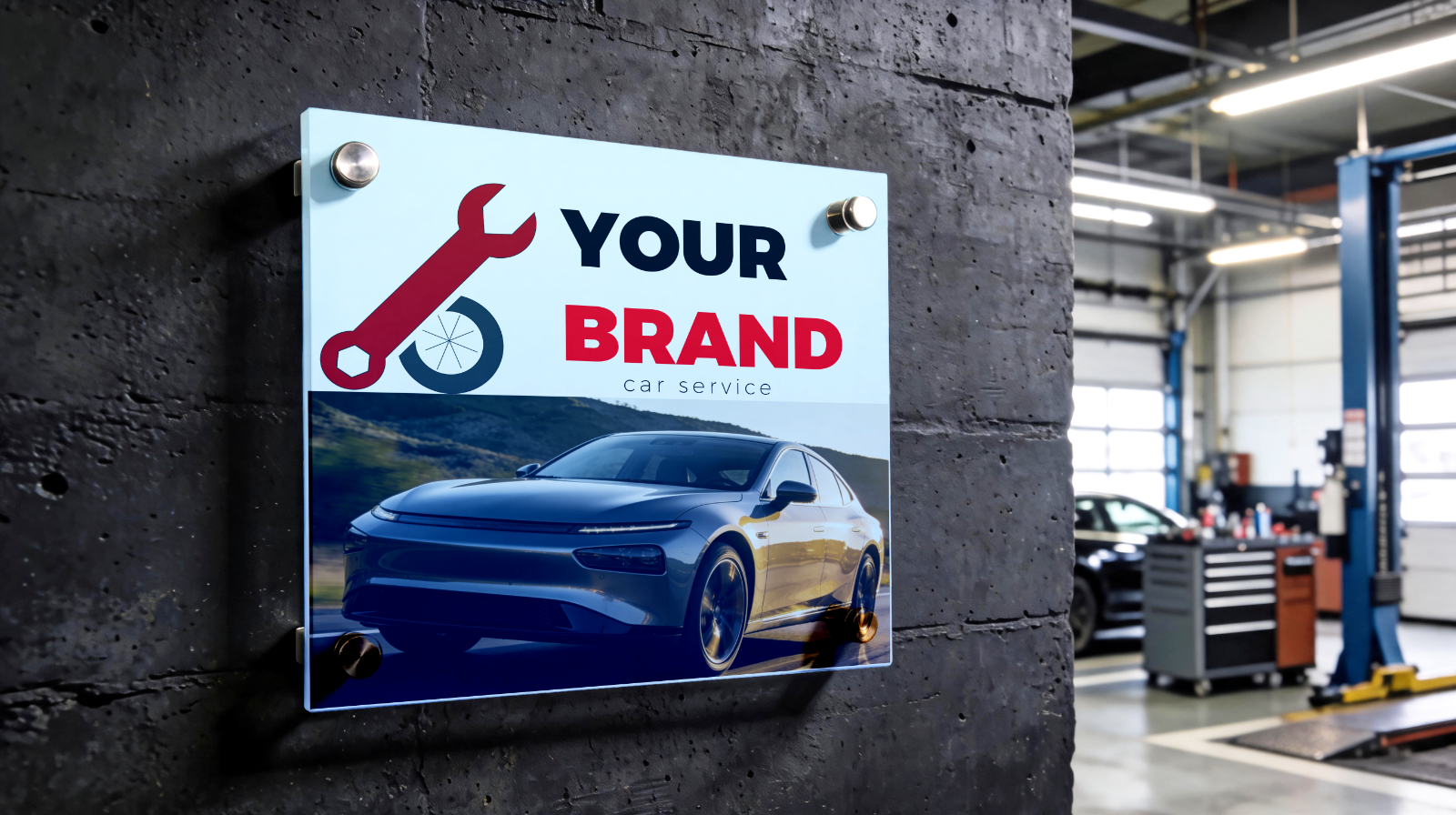 Premium 15 PSD Mockups CAR SERVICE