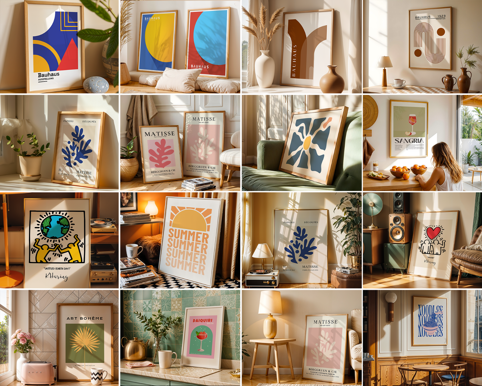 500+ Wall Art Frames Mockup PSD Bundle Set (Digital Download)