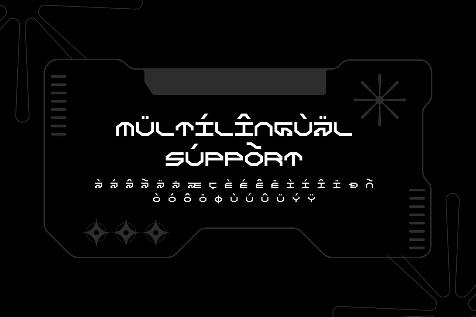 Daxler - Futuristic Display Font — image 3
