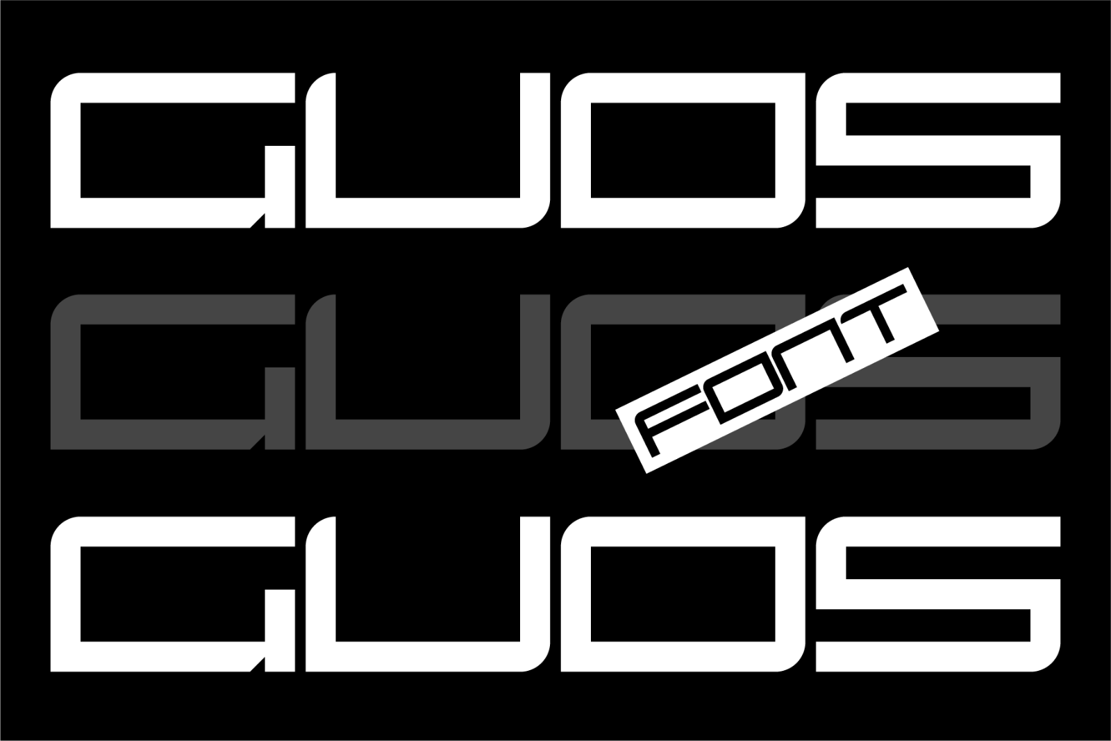 Guds - Futuristic Display Font — image 4