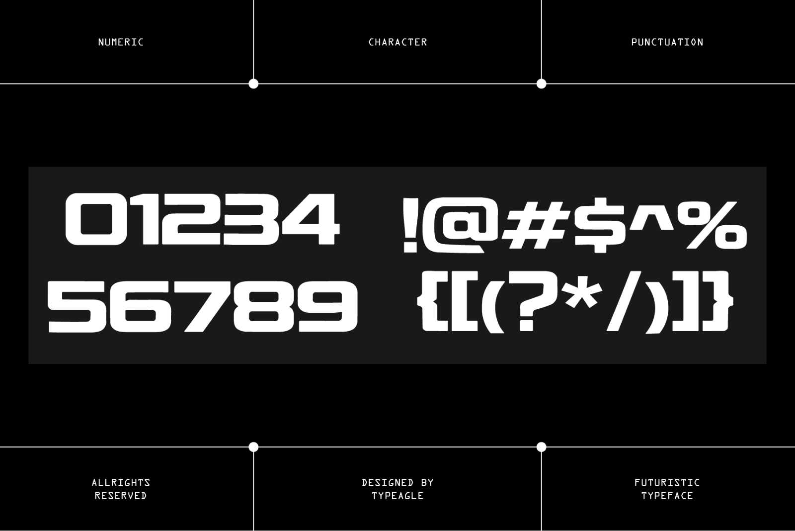 Newbron - Futuristic Display Font — image 3