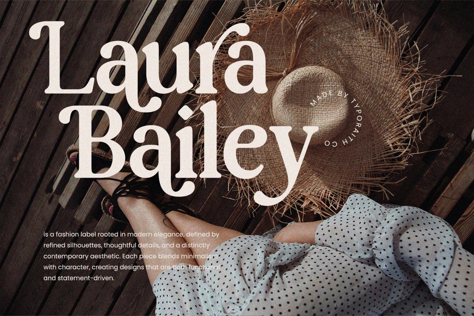 Grove Peach | Modern Retro Serif