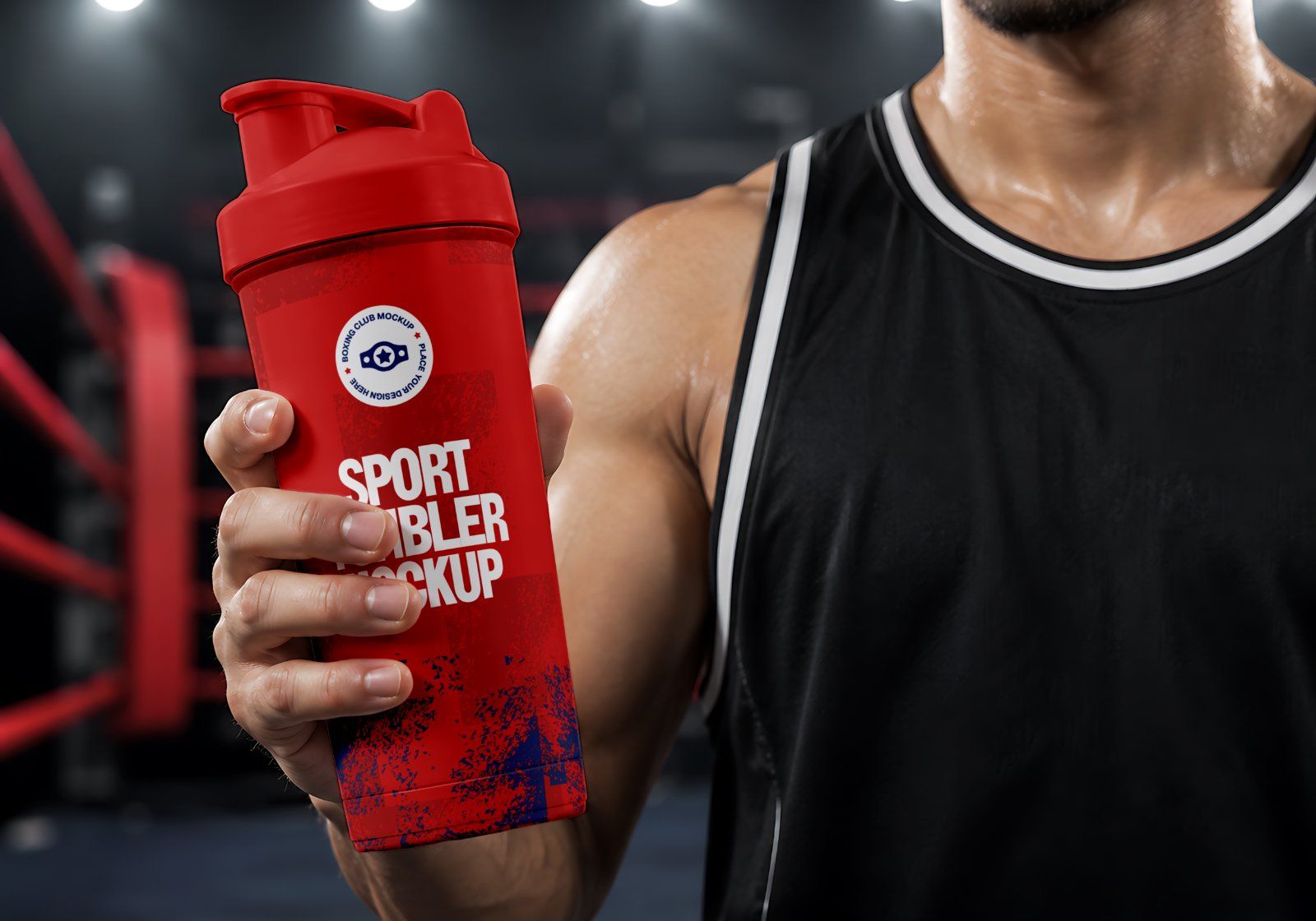 Ultimate Boxing Match Branding Mockup Bundle – 15 Premium PSD Scenes for Combat Sports & Athletic Id