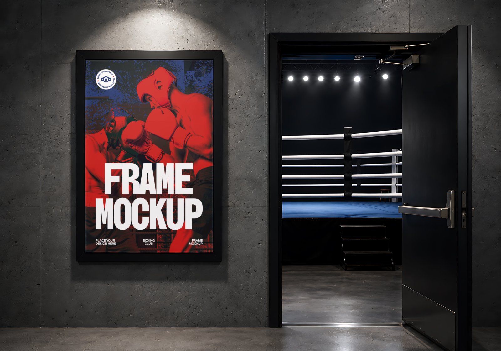 Ultimate Boxing Match Branding Mockup Bundle – 15 Premium PSD Scenes for Combat Sports & Athletic Id