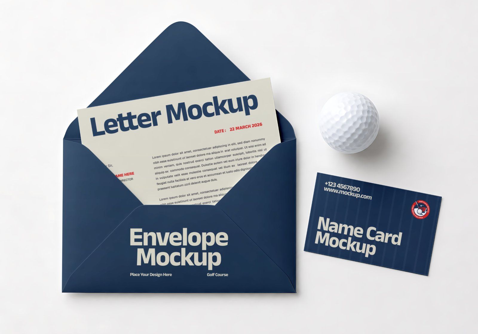 Premium Golf Course Branding Mockup Bundle – 15 Luxury PSD Scenes for Club, Tournament & Apparel Ide