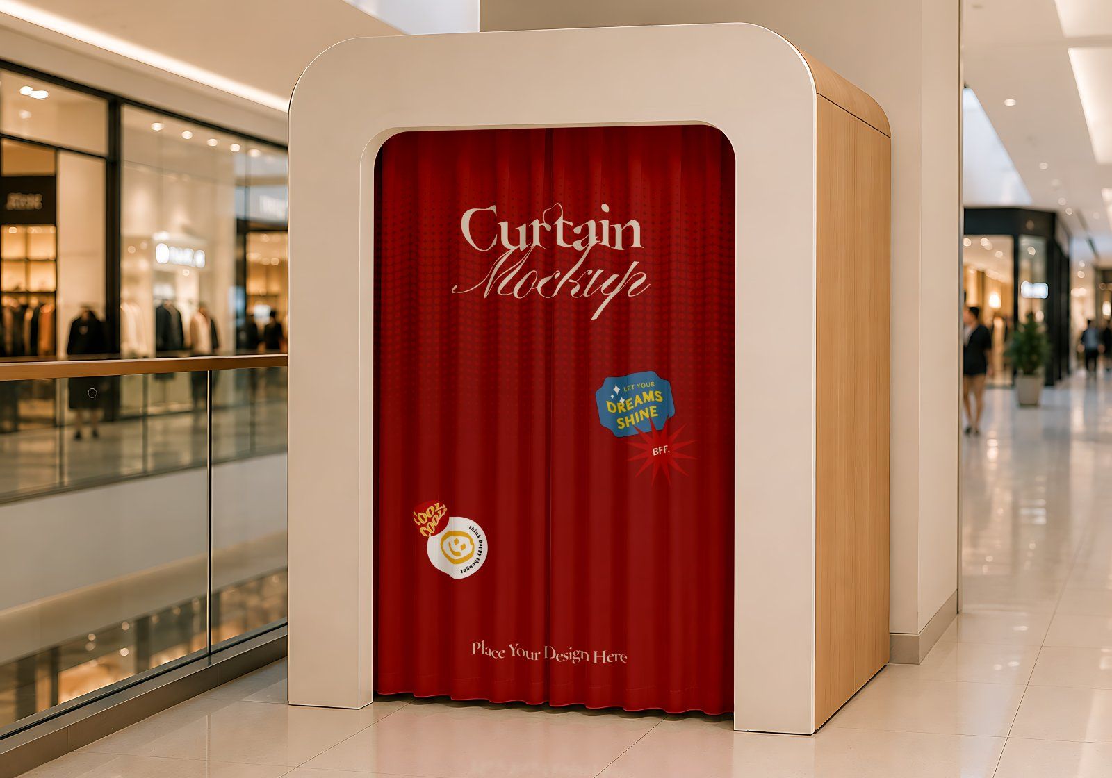 Premium Photo Box Rental Mockup Bundle – 15 Gen-Z PSD Scenes for Photobox Strips, Curtain Booths