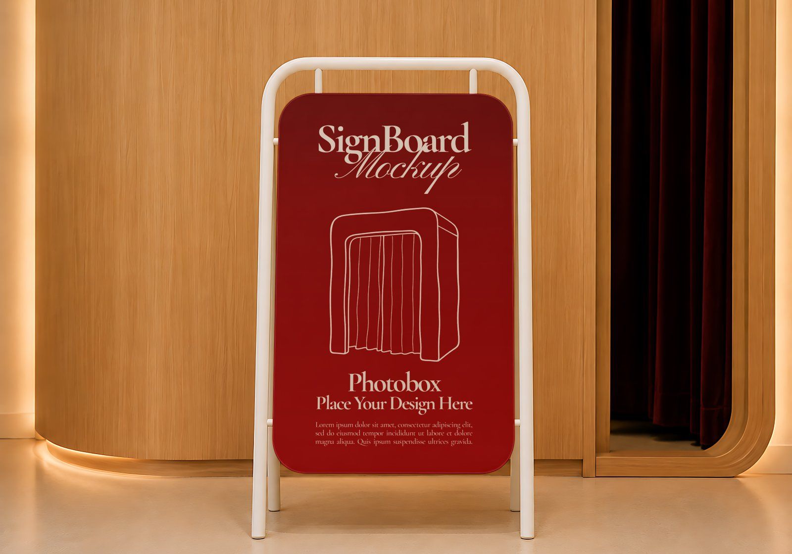 Premium Photo Box Rental Mockup Bundle – 15 Gen-Z PSD Scenes for Photobox Strips, Curtain Booths
