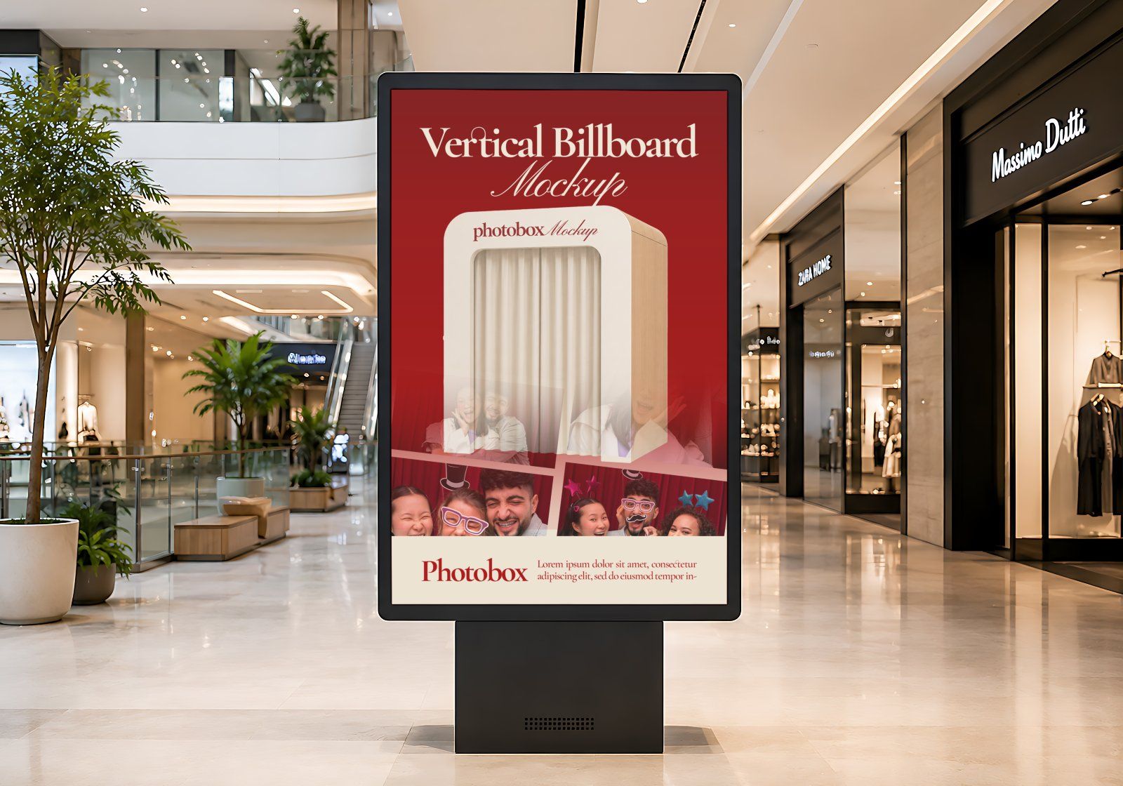 Premium Photo Box Rental Mockup Bundle – 15 Gen-Z PSD Scenes for Photobox Strips, Curtain Booths