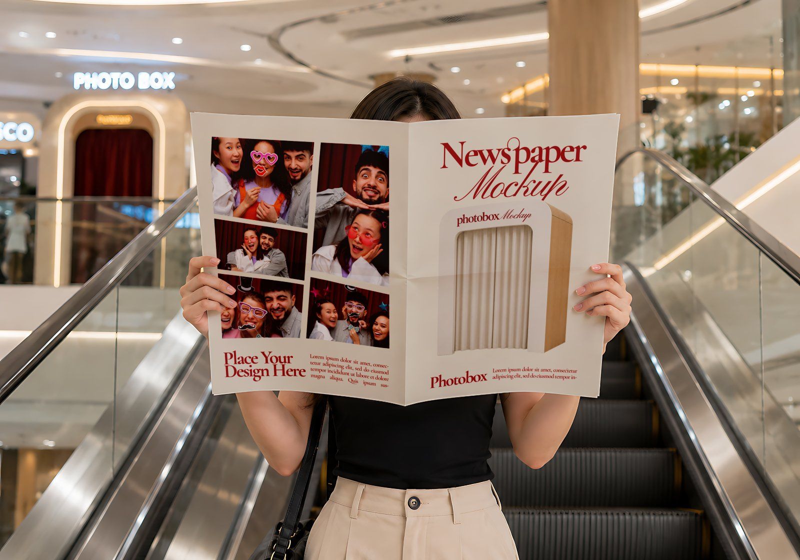 Premium Photo Box Rental Mockup Bundle – 15 Gen-Z PSD Scenes for Photobox Strips, Curtain Booths