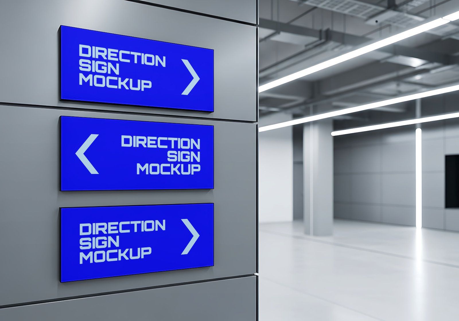 Premium Electric Vehicle Garage Mockup - 15 PSD File