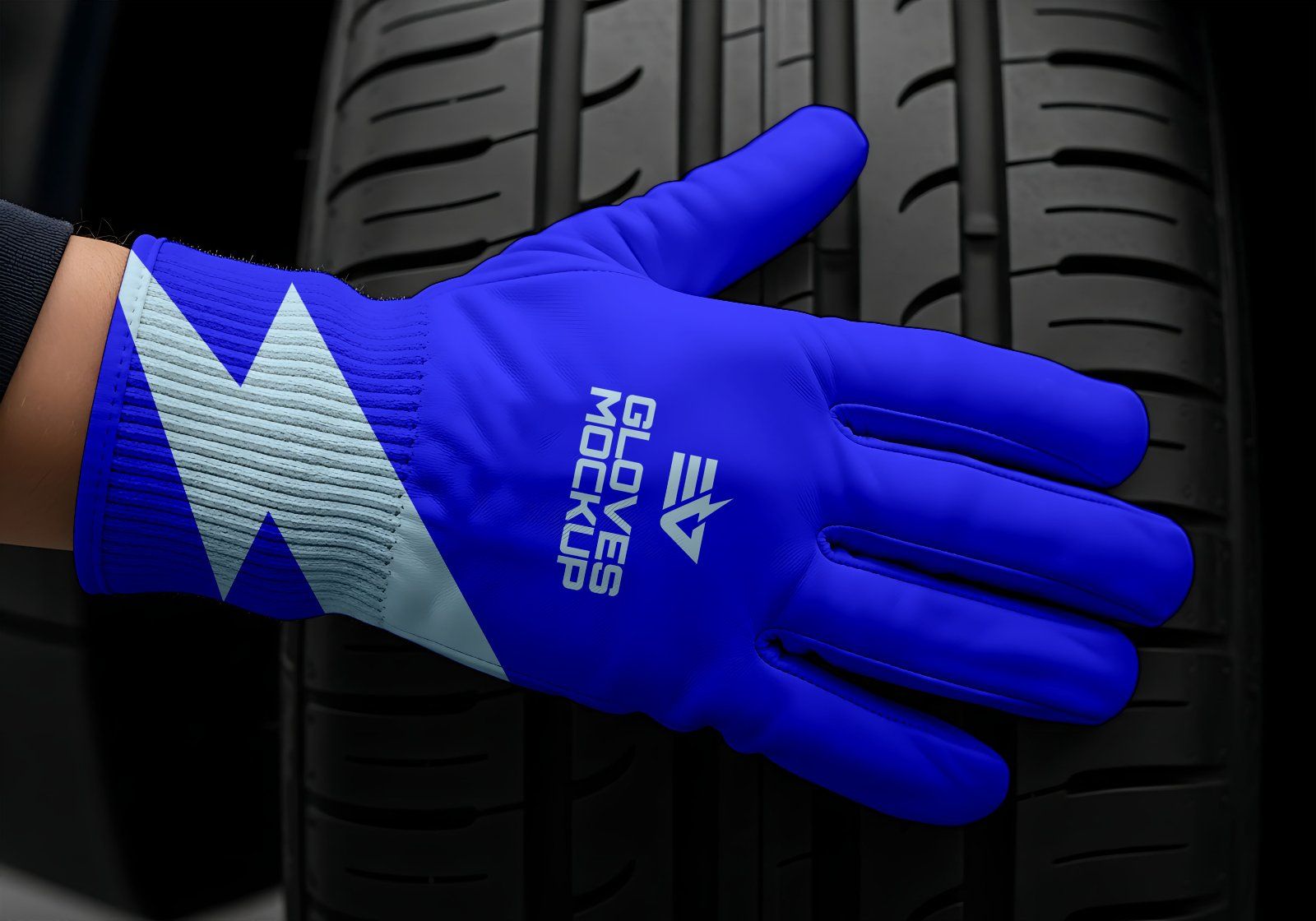 Premium Electric Vehicle Garage Mockup - 15 PSD File