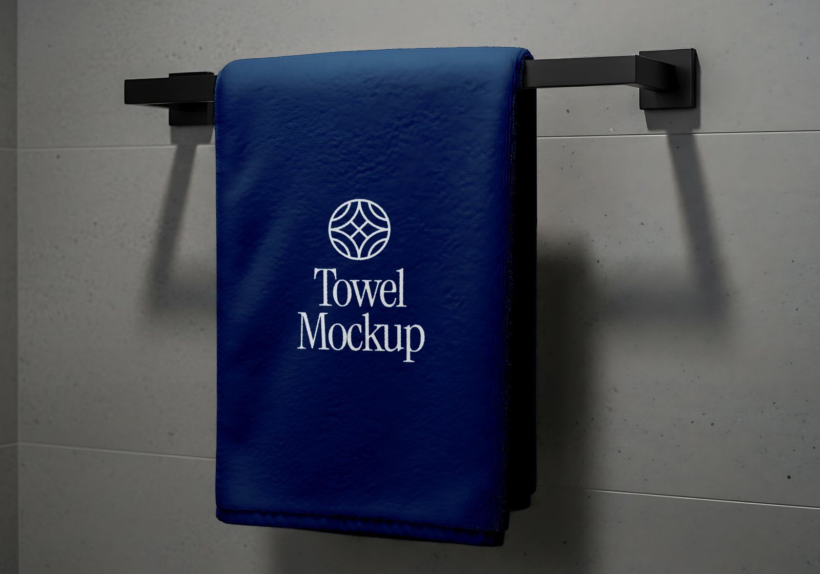 Premium Branding Blue Hotel Mockup