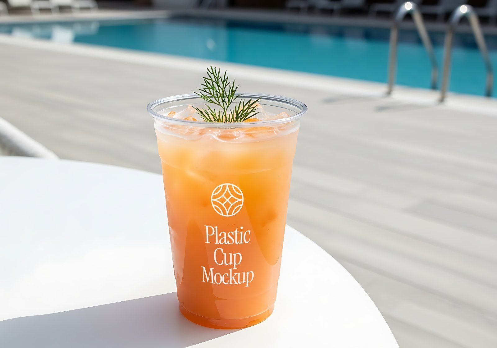 Premium Branding Blue Hotel Mockup