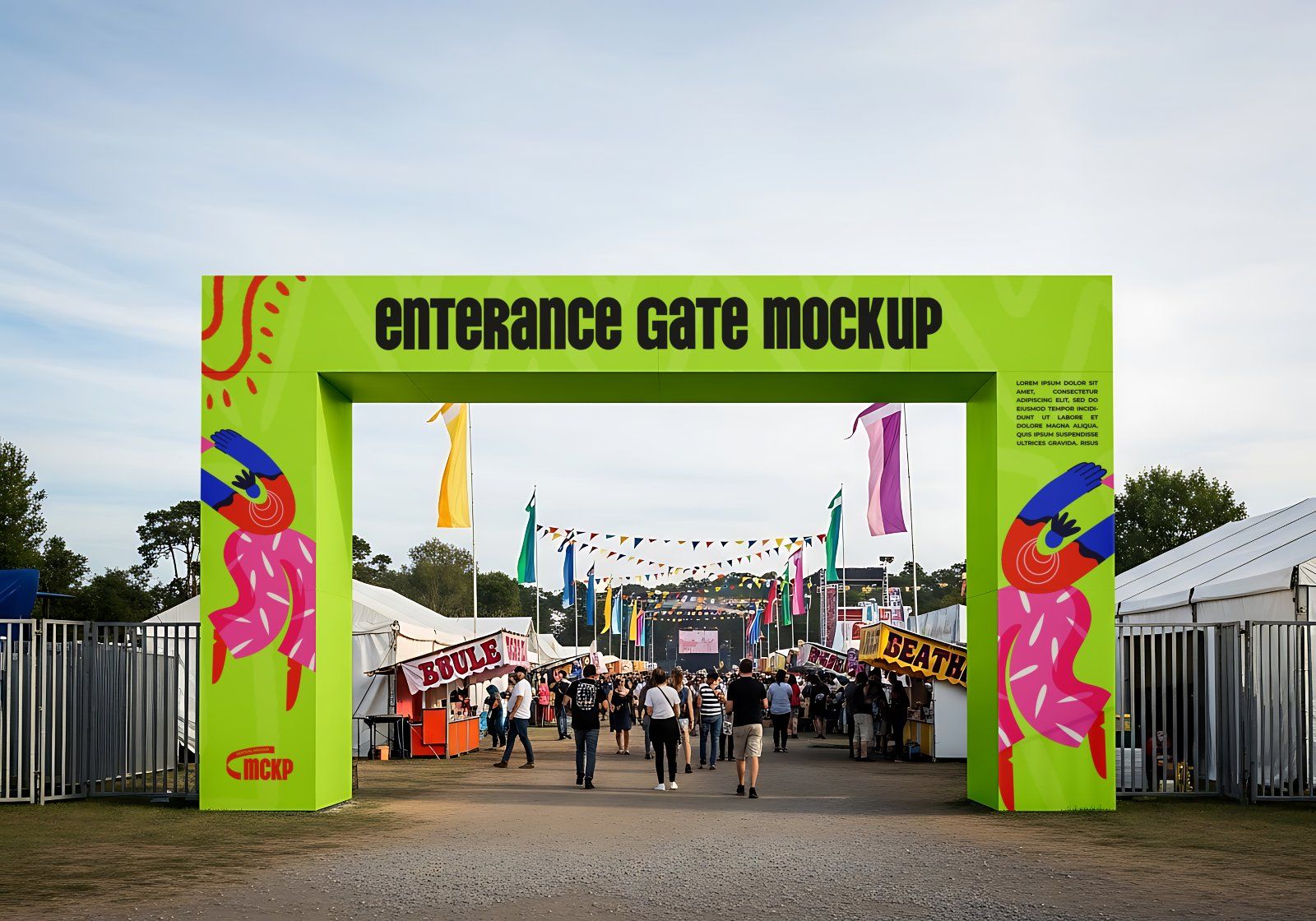 Premium Branding Event Organizer Festival Mockup