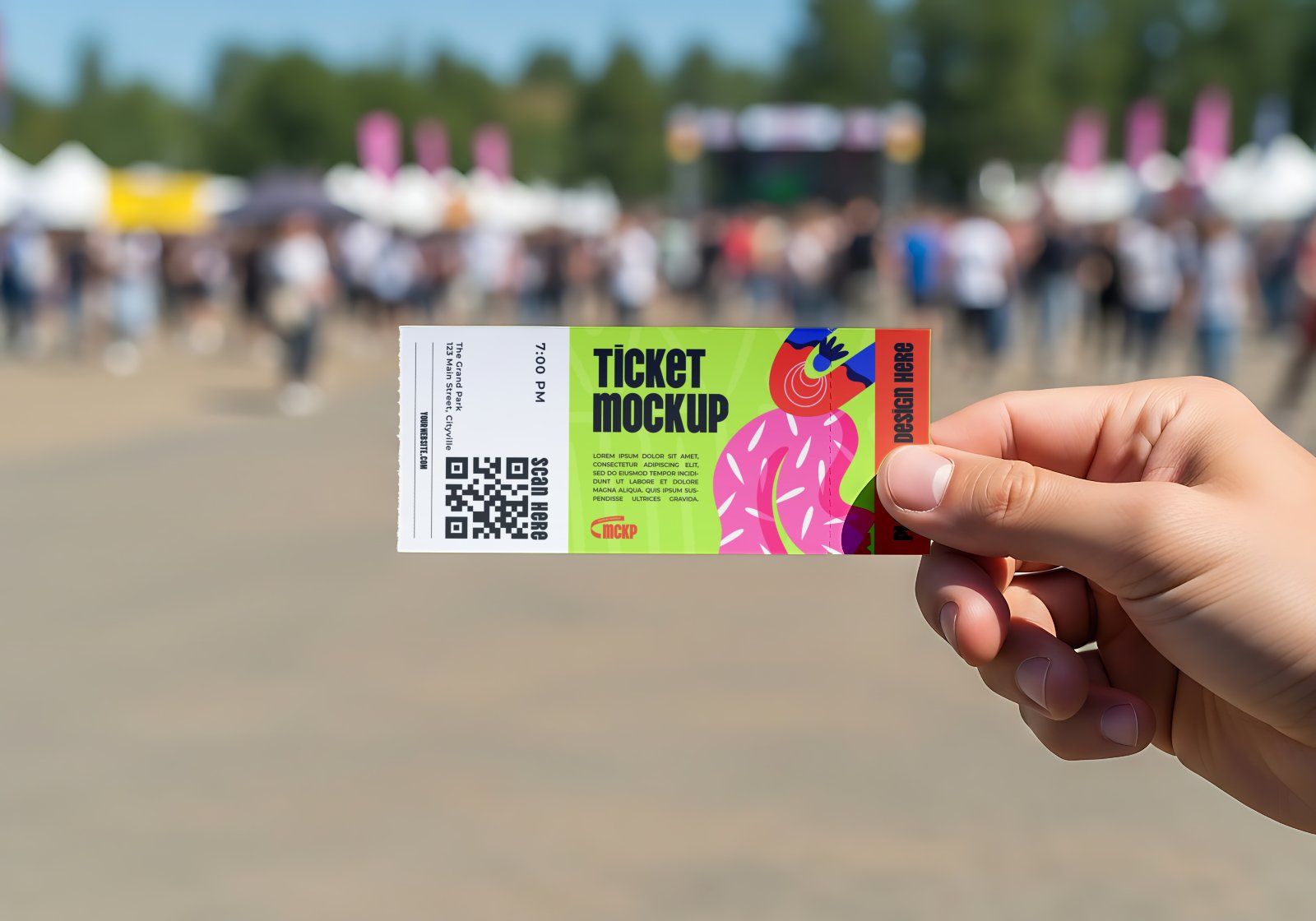 Premium Branding Event Organizer Festival Mockup