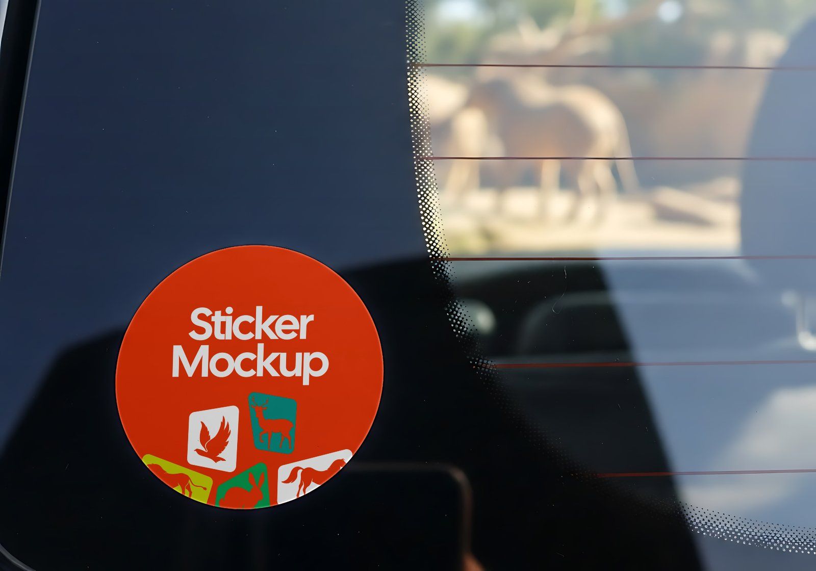 Premium Zoo Park Mockup