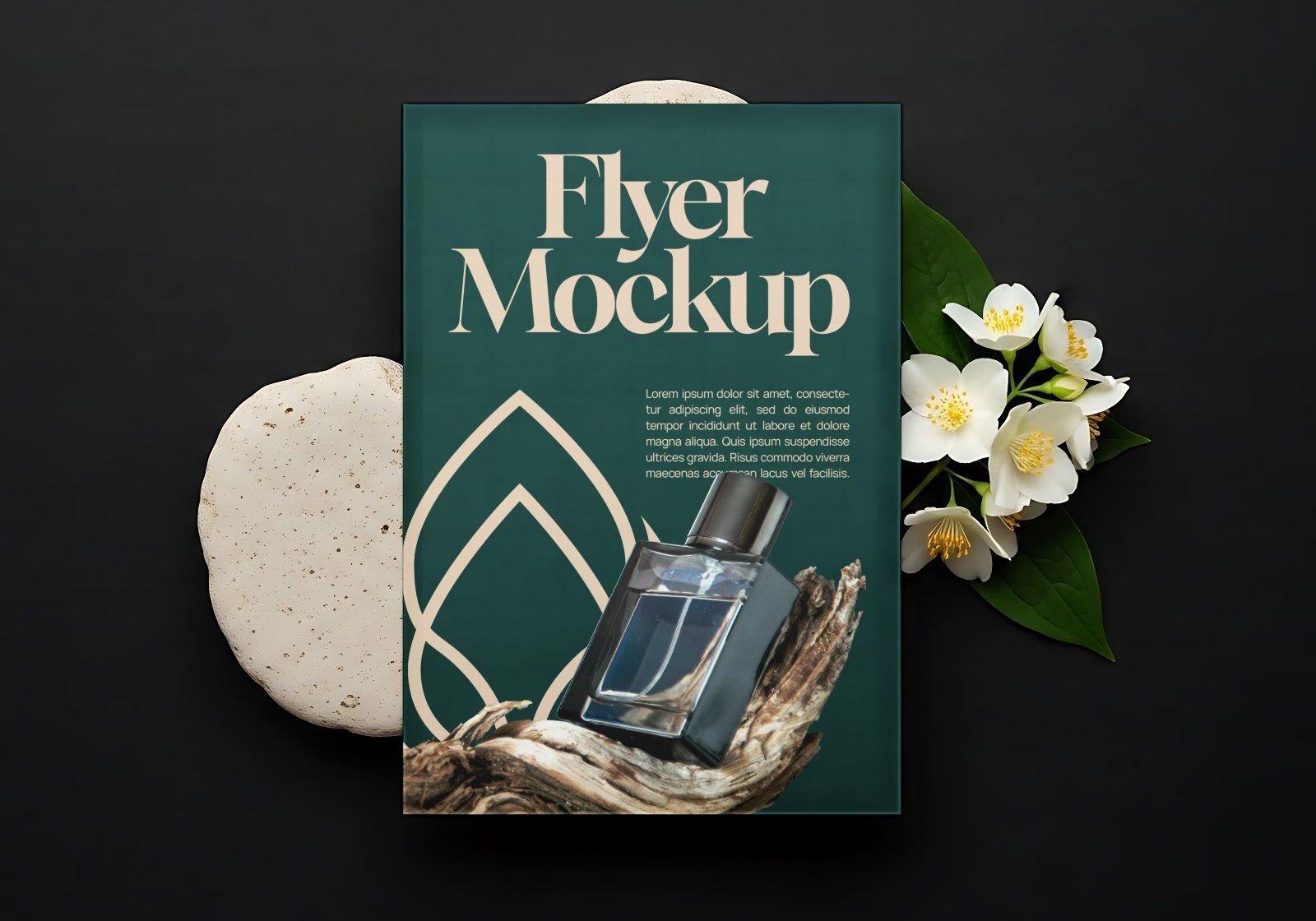 Perfume Brand Store Mockup Bundle PSD – Luxury Fragrance Retail Branding Set