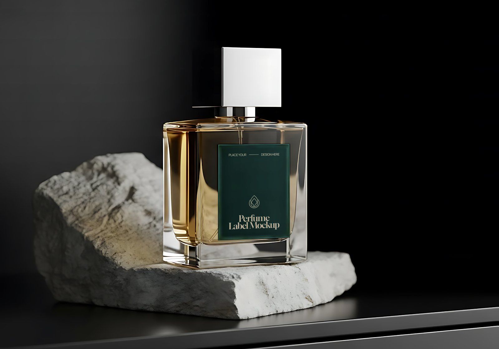 Perfume Brand Store Mockup Bundle PSD – Luxury Fragrance Retail Branding Set