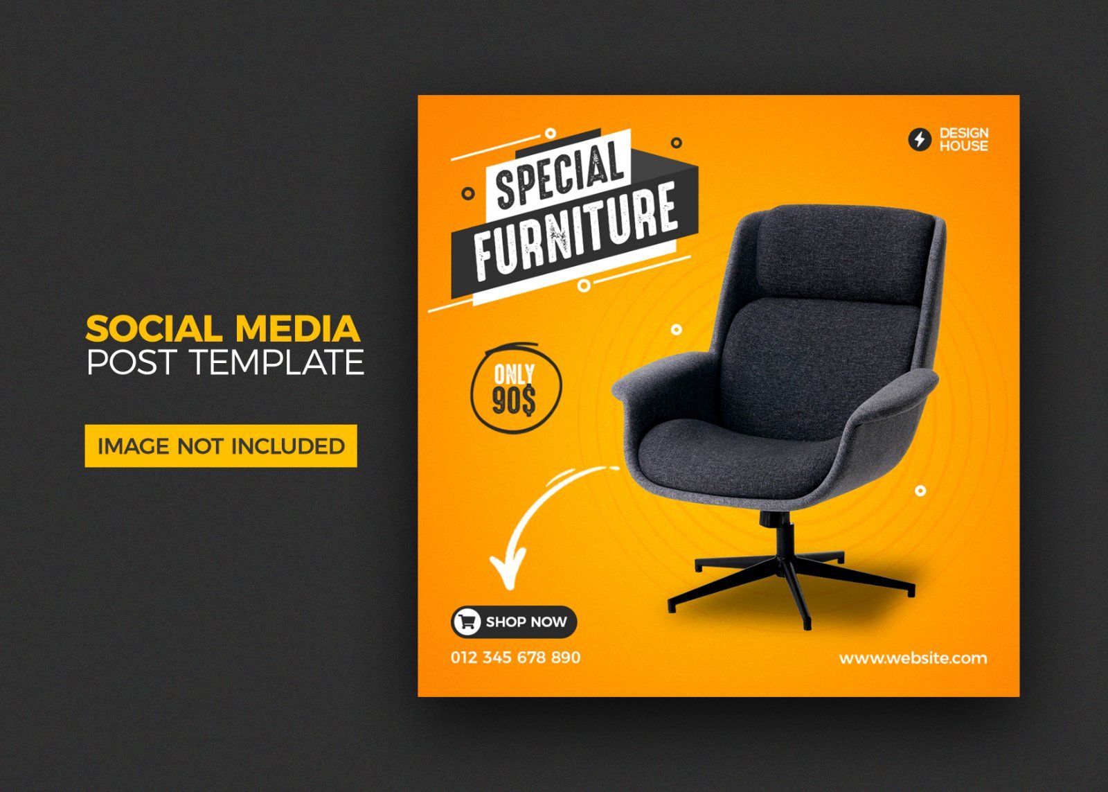 furniture-social-media-instagram-post-template — image 1