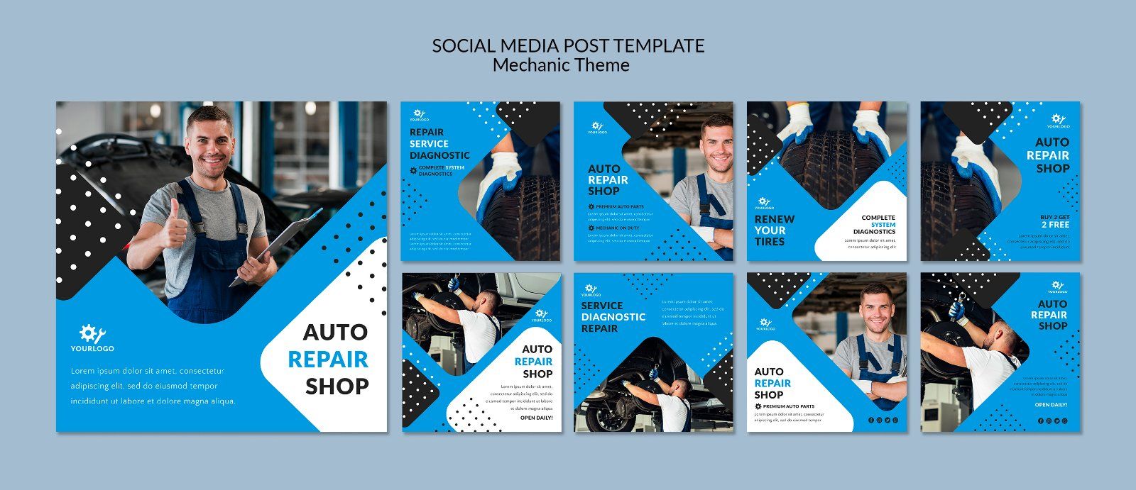 mechanic-worker-showroom-social-media-post — image 1