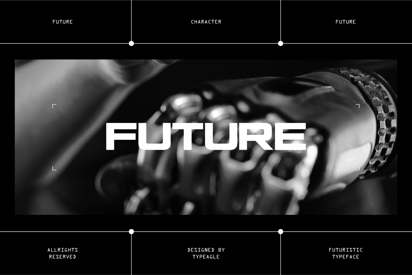 Newbron - Futuristic Display Font — image 4