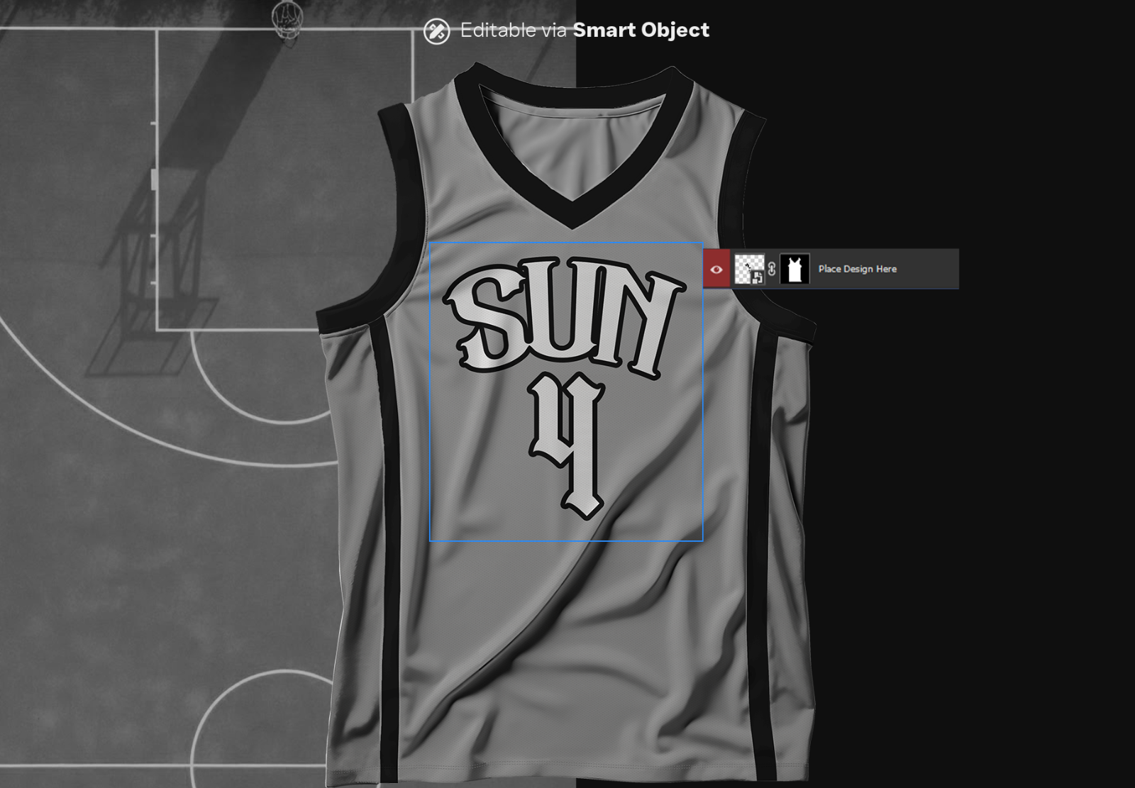 Basketball Jersey & Shorts Mockup