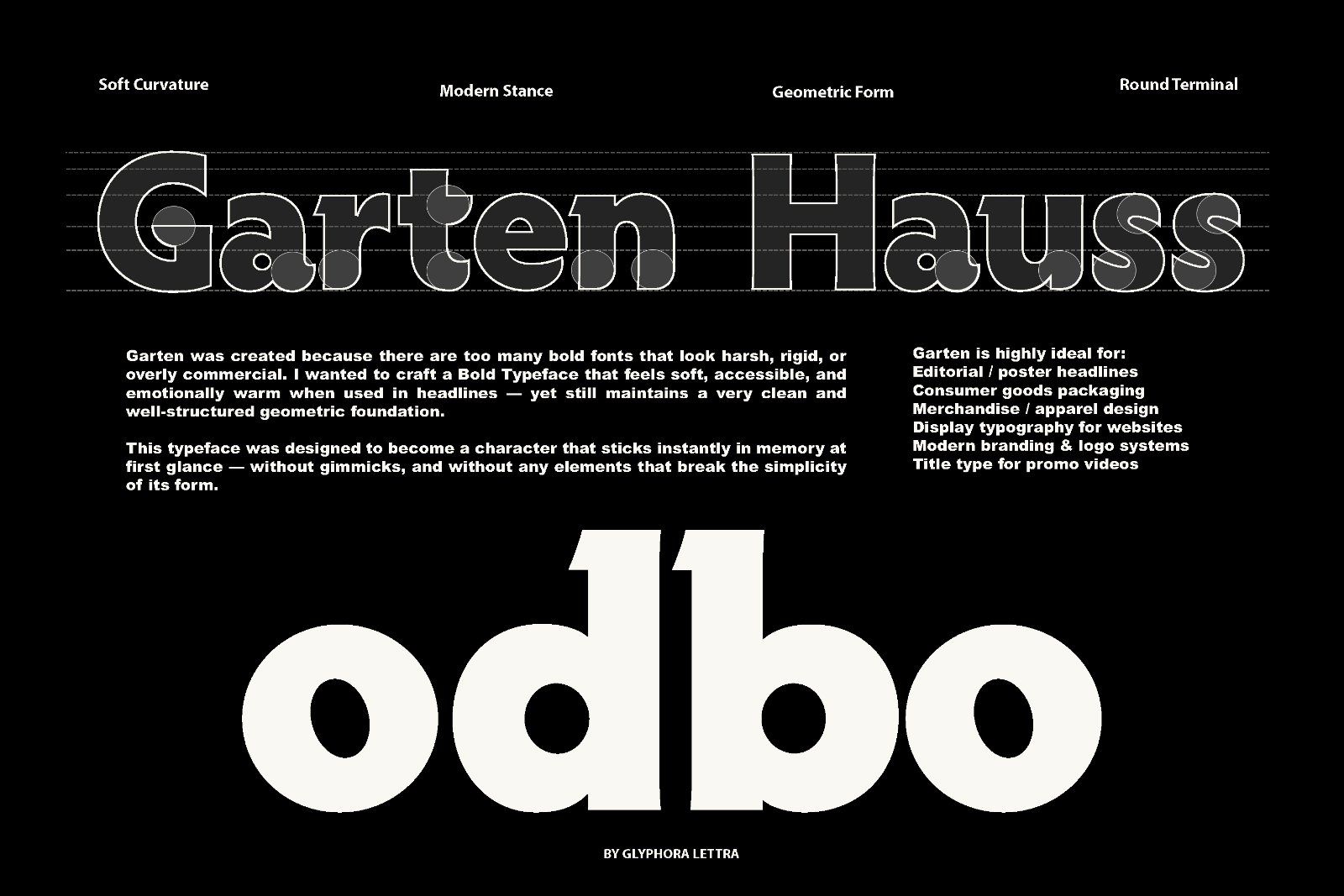 Garten - Sans serif Font