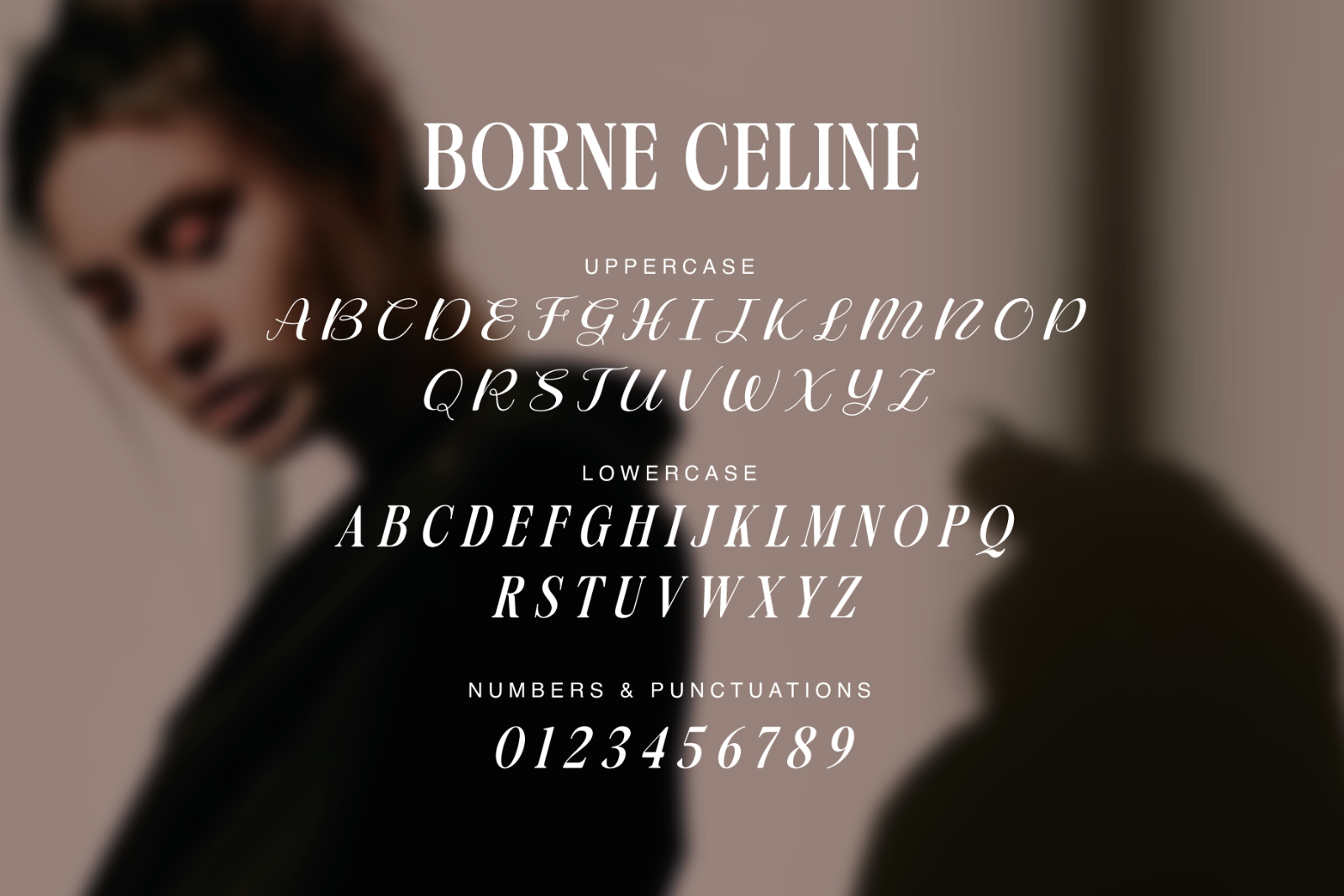 Borne Celine | Modern Display Font — image 5