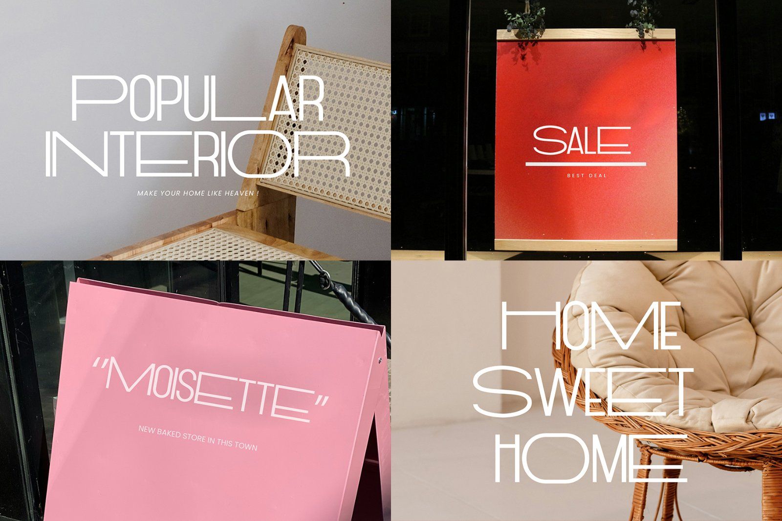 Modern Sans Serif Bundles | Elegant Minimalist Typeface Pack