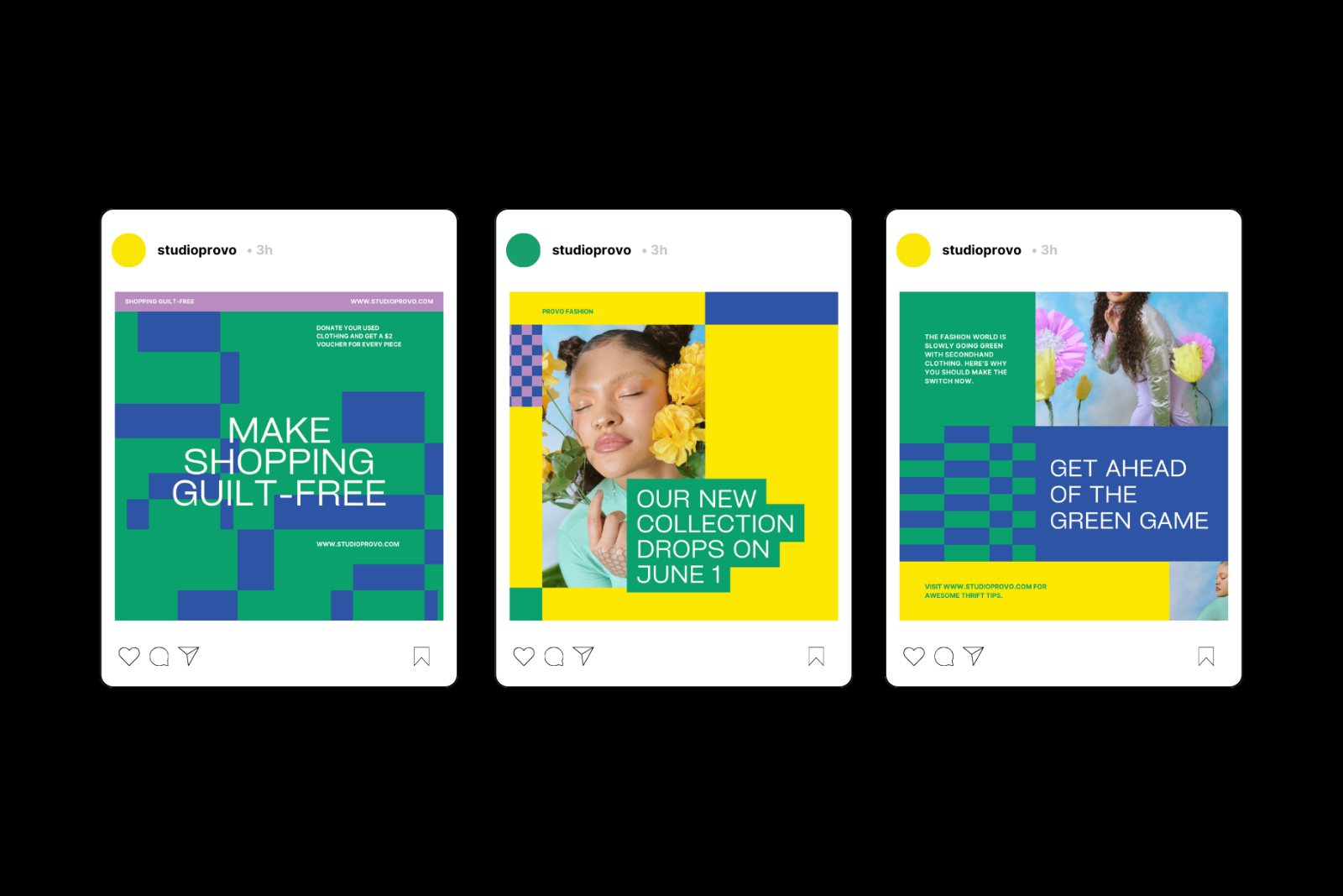 Sustainable Fashion Canva Instagram Template