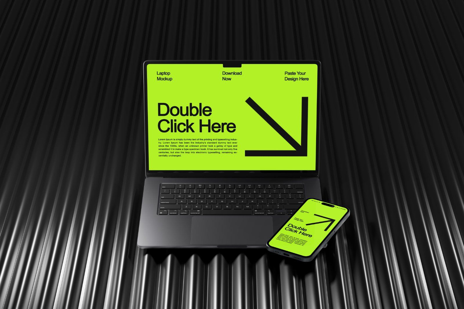 Laptop And Phone Mockup