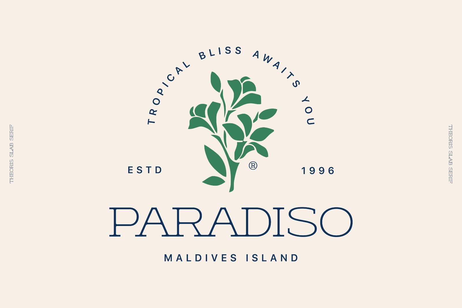 Theoris slab serif typeface