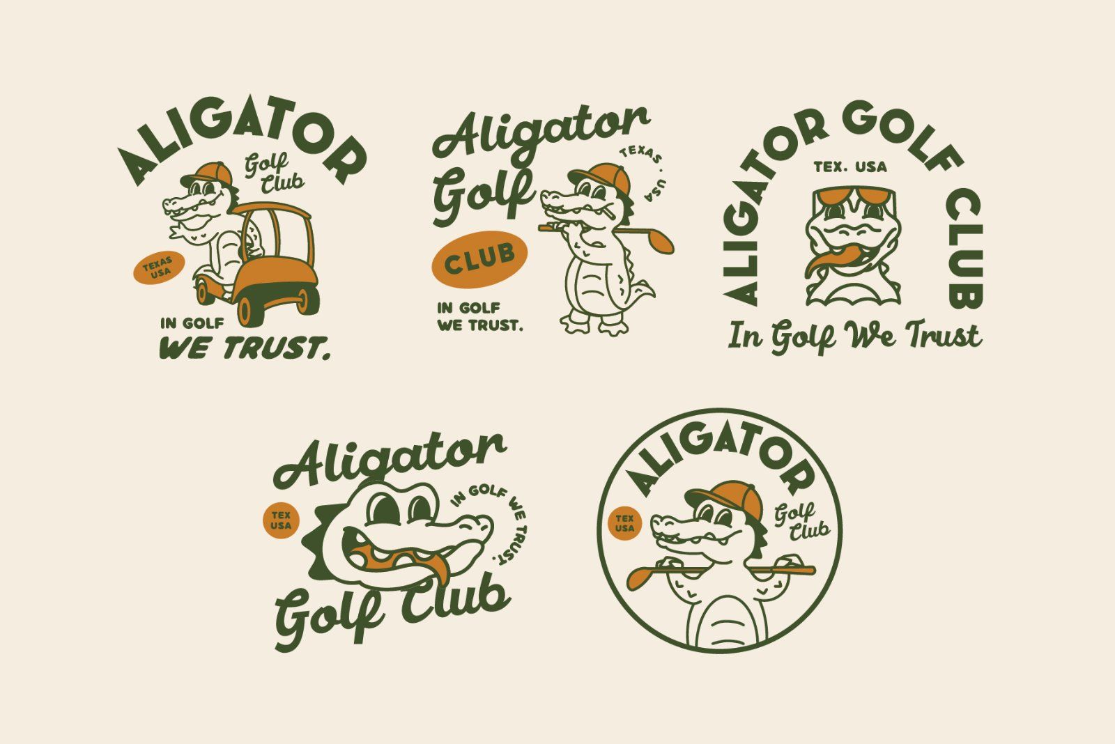 Golf Mascot Illustration Pack — image 4