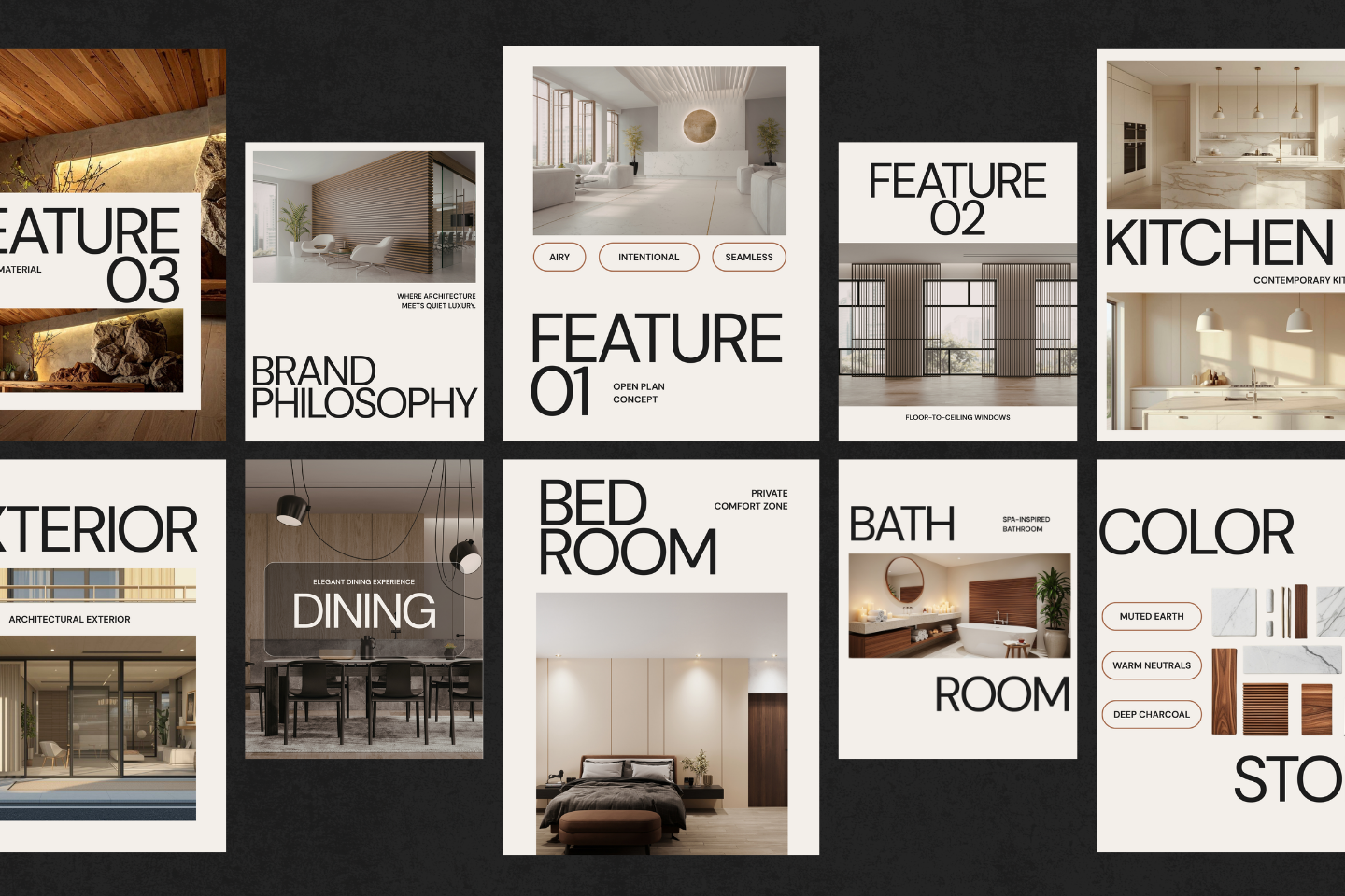 Modern House Interior IG Posts Canva — image 4