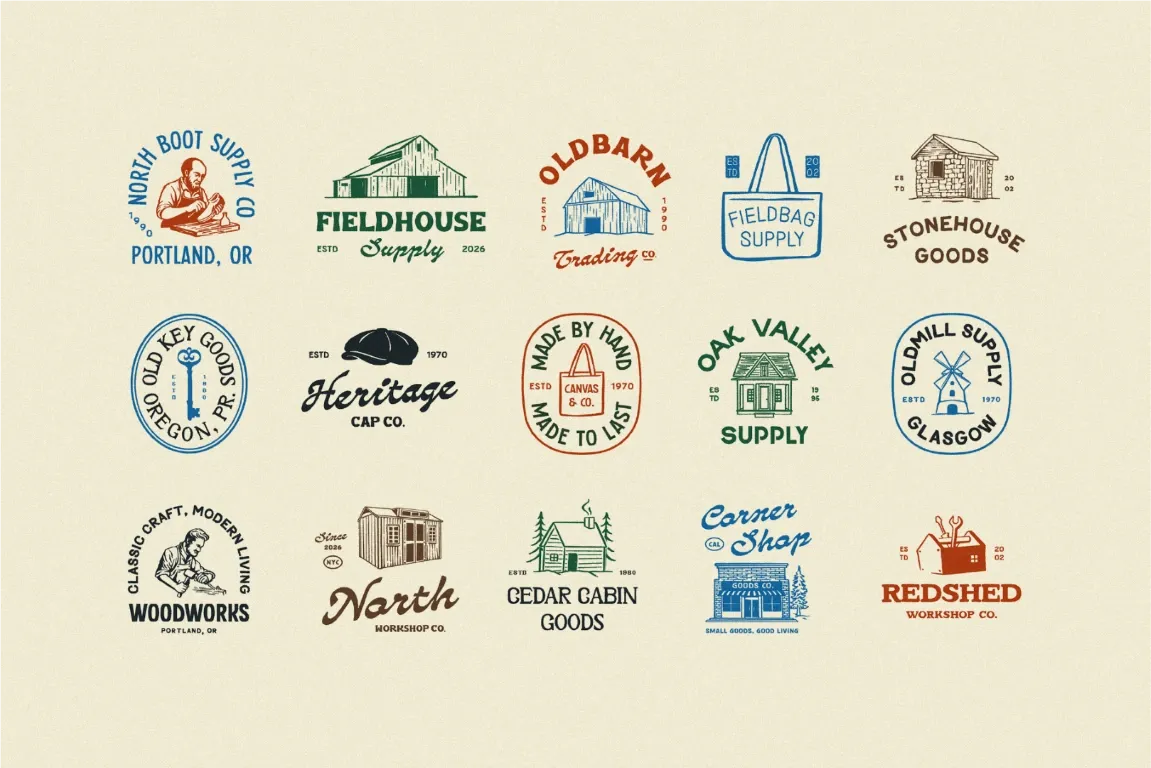 Heritage Goods Logo Collection — image 4