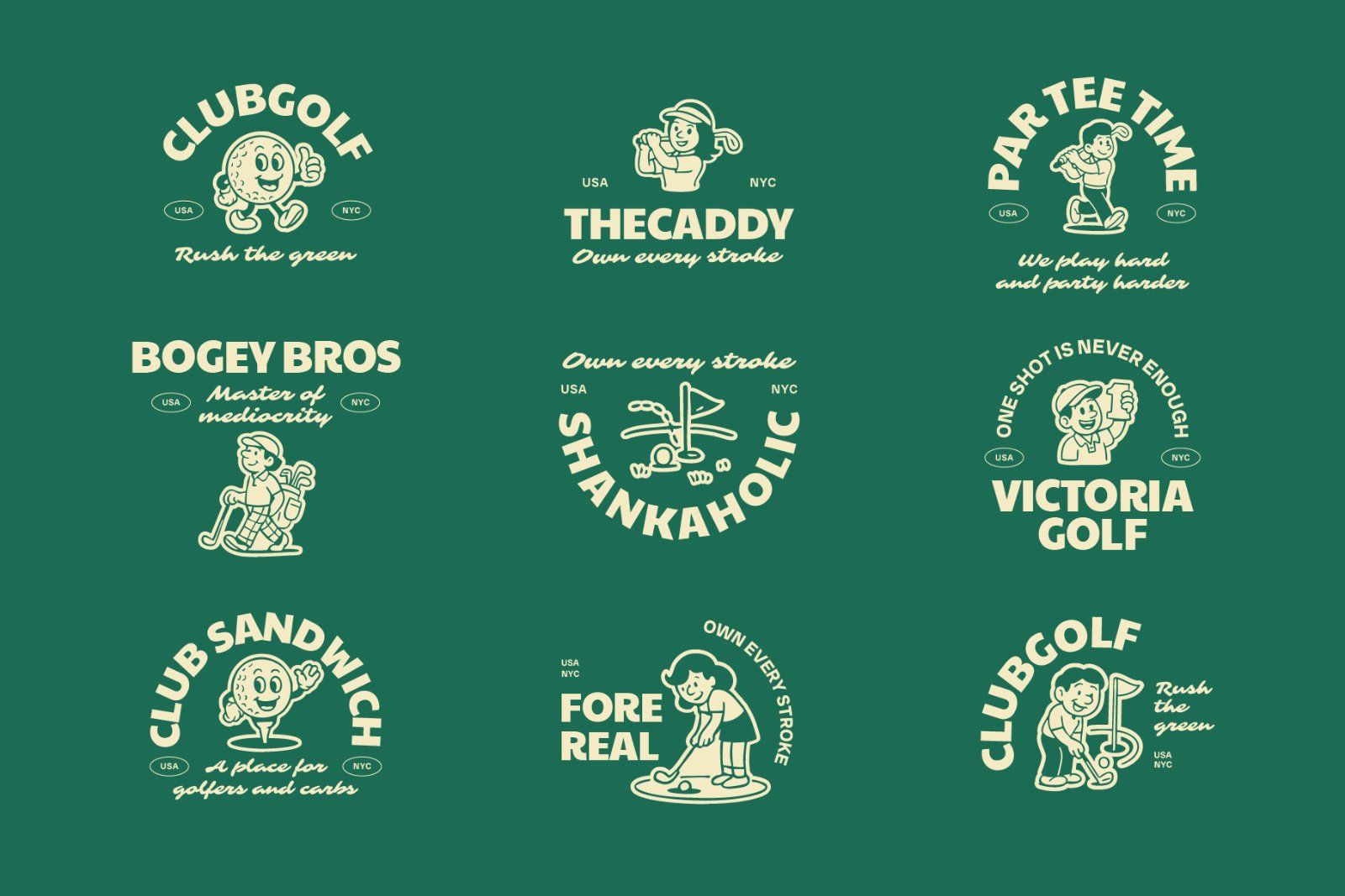 Golf Mascot Graphic — image 4