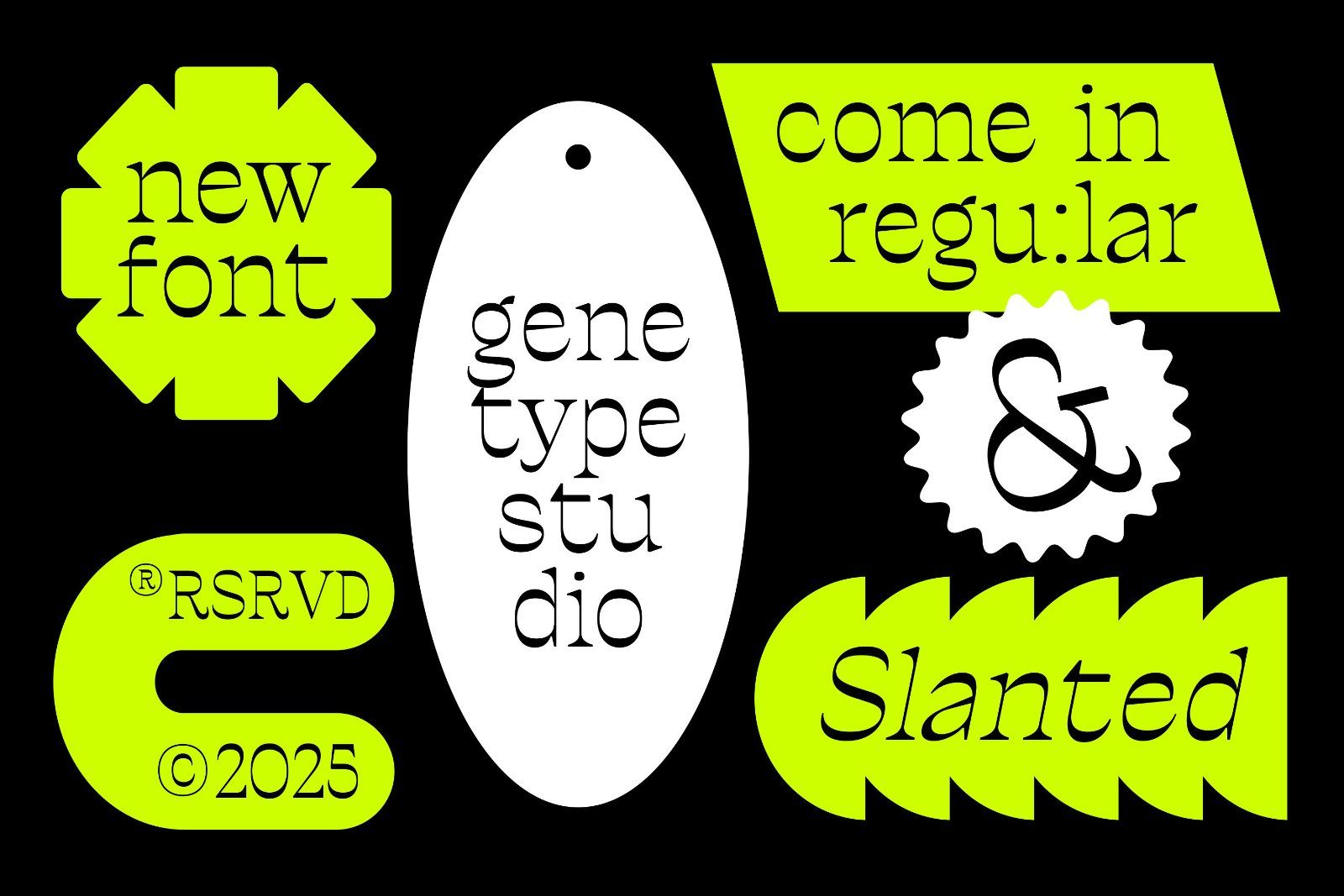 Ronders Reverse Contrast Font