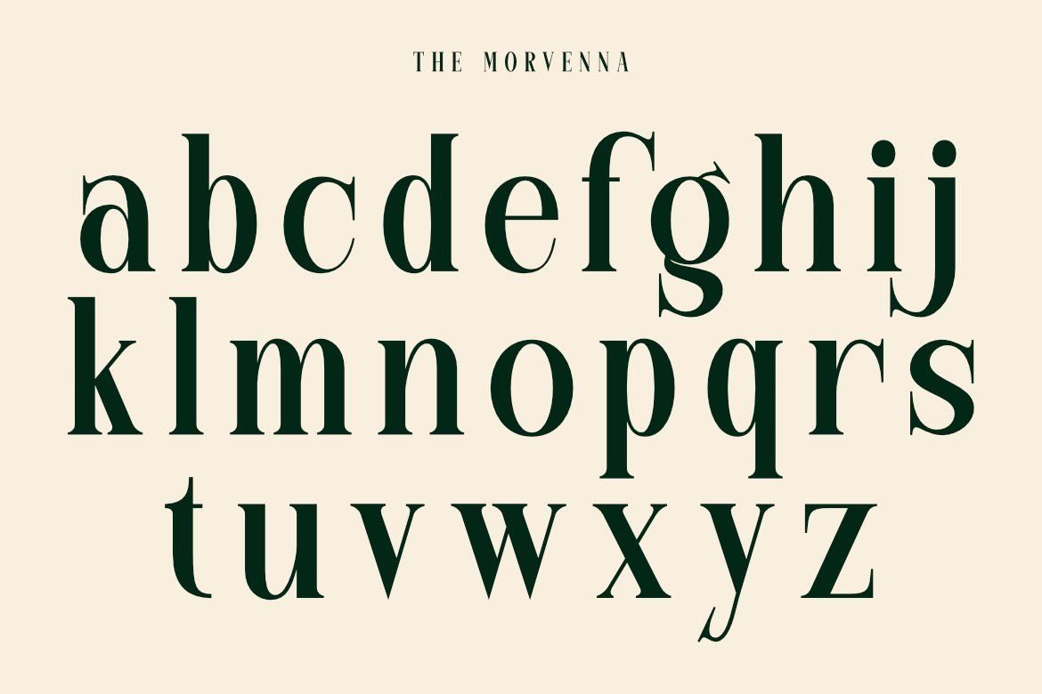 The Morvenna | Elegant Luxury Serif — image 4