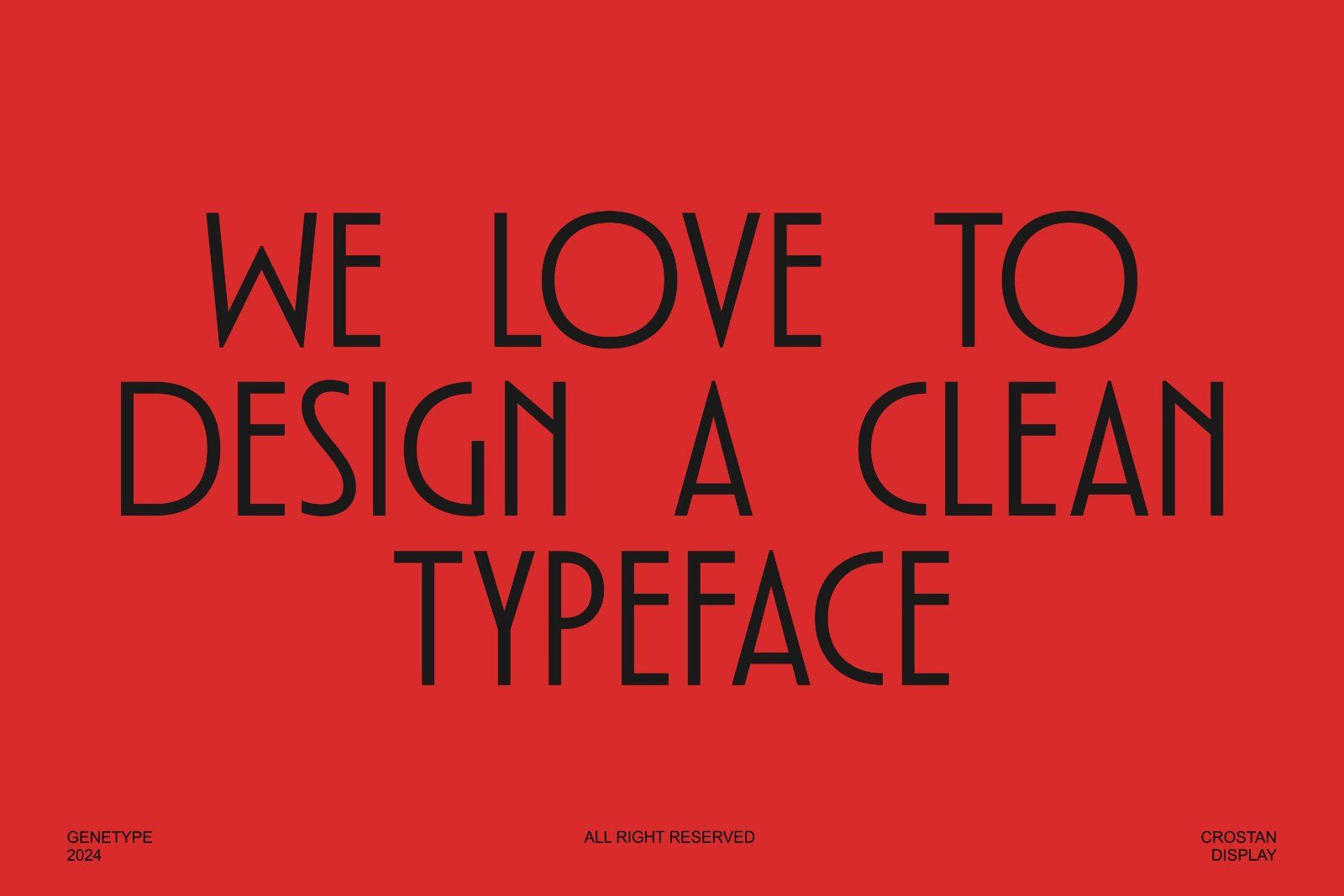Crostan Modern Display Font