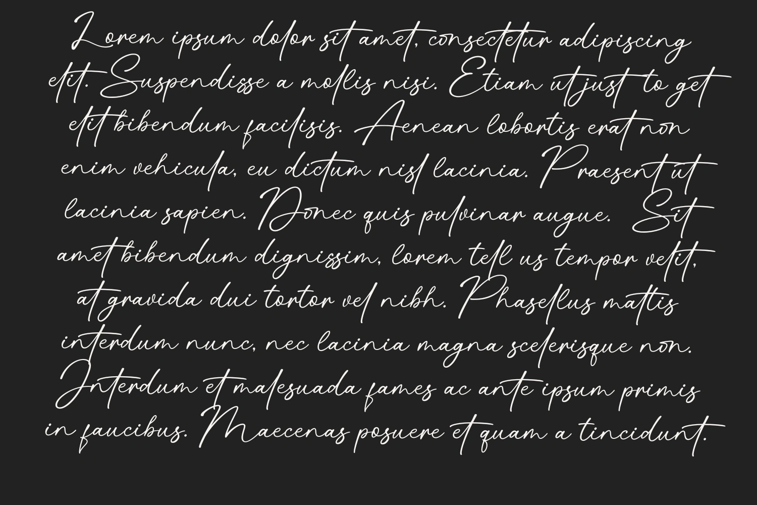 Ningetan Handwritten Font — image 4
