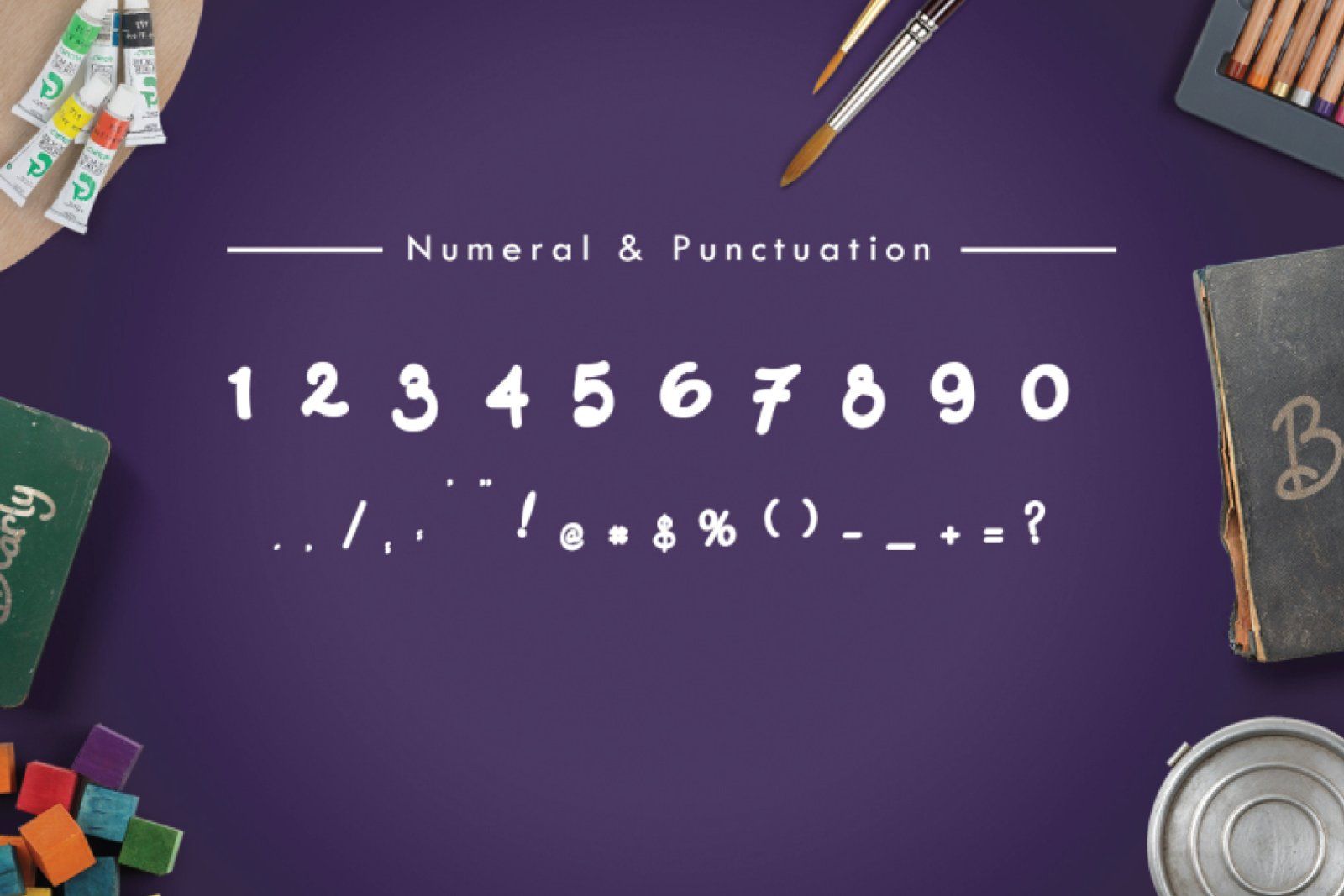 Bearley typeface handwritting font