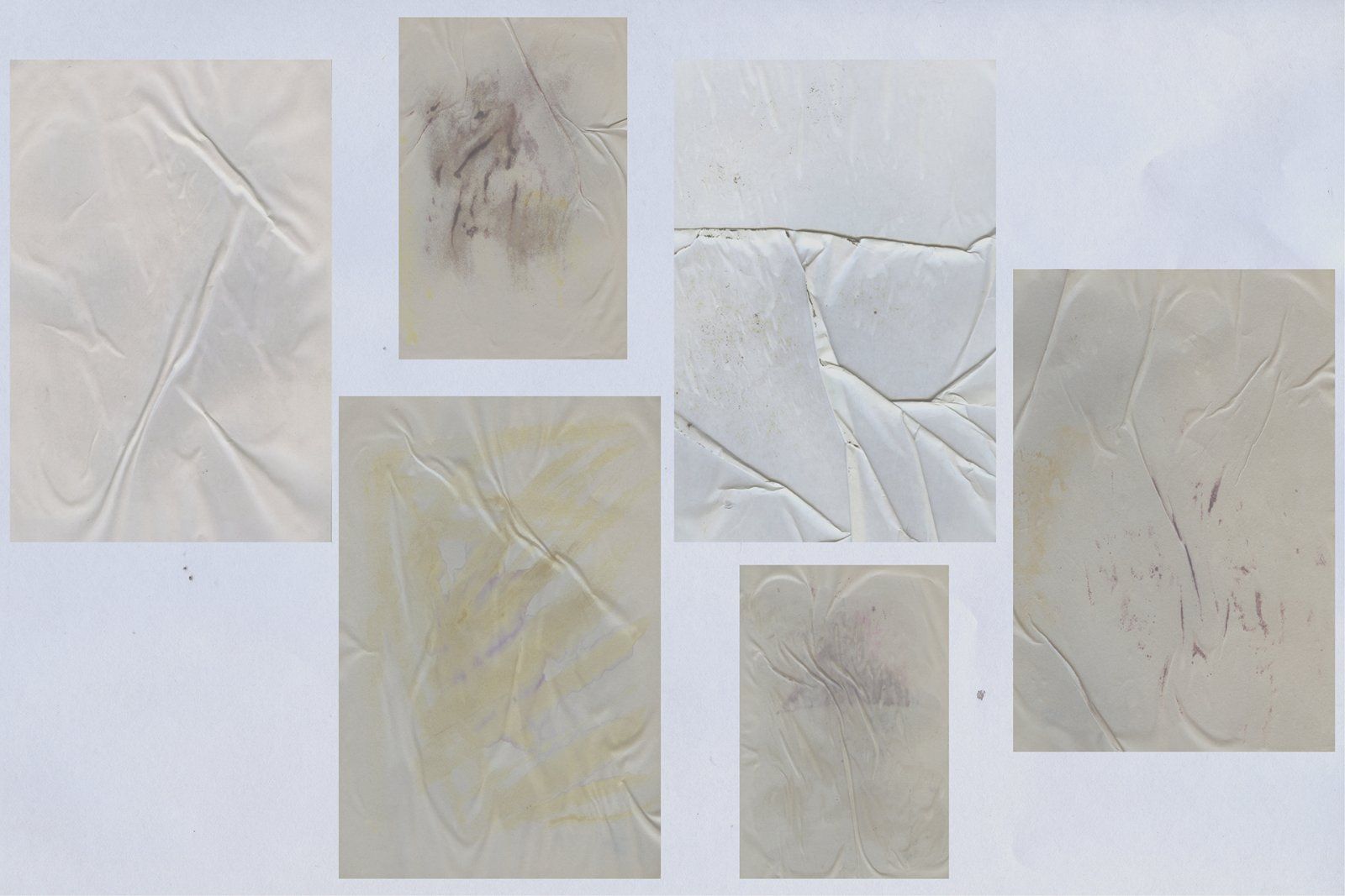 Glued paper texture pack