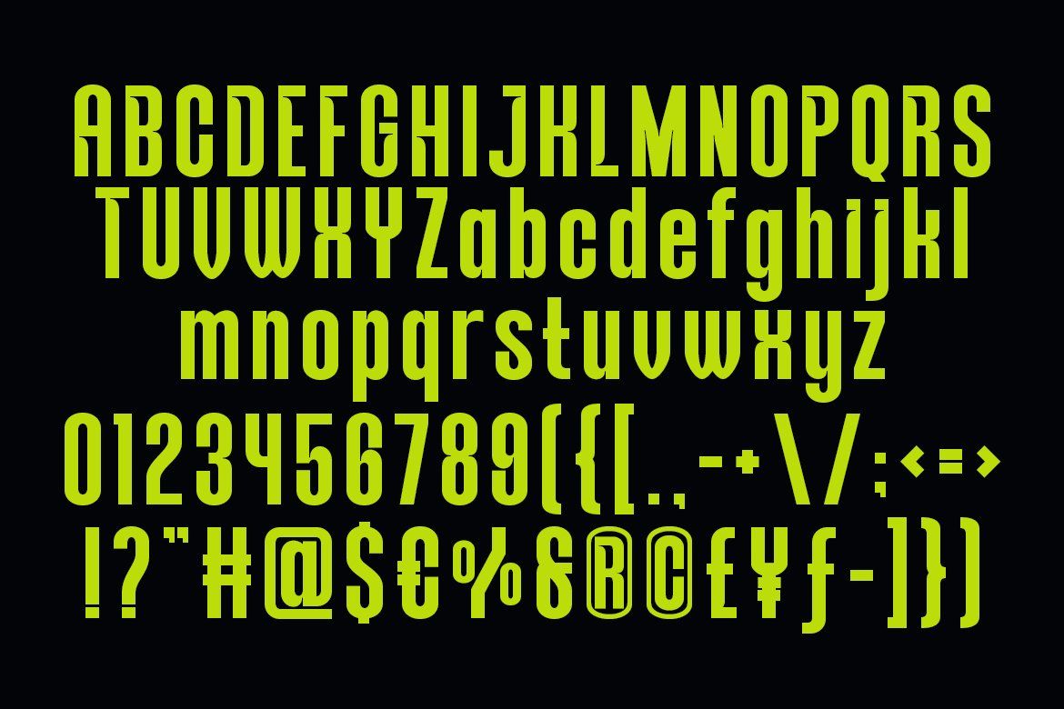 NEXORA - A Modern Condensed Display Font Family