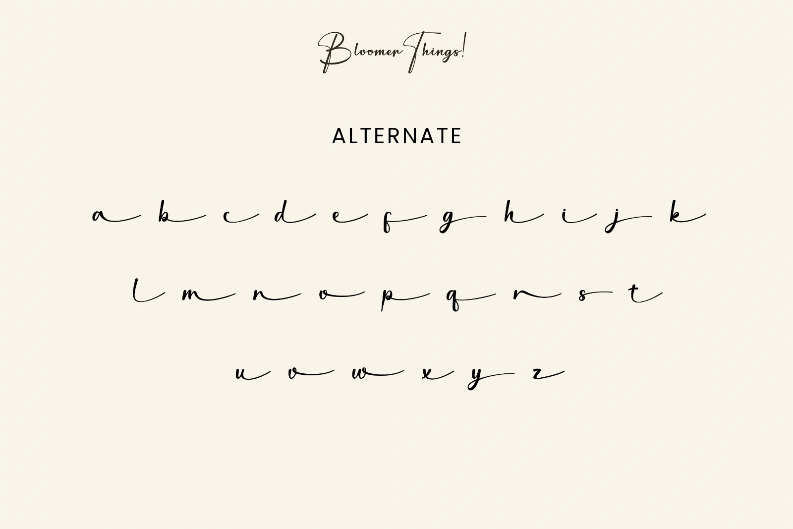 Bloomer Things | Elegant Script Font — image 4