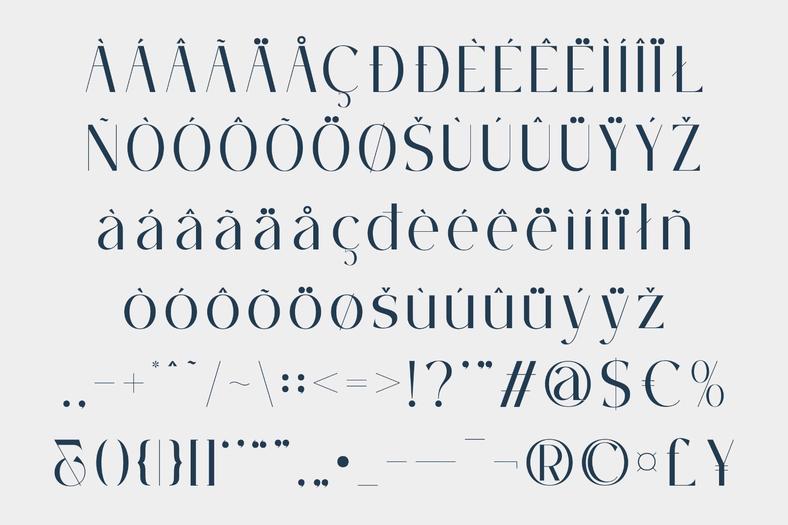 Mareto Font – Elegant Sans Serif Display, Luxury Modern Typeface, Stylish Ligature Font for Branding