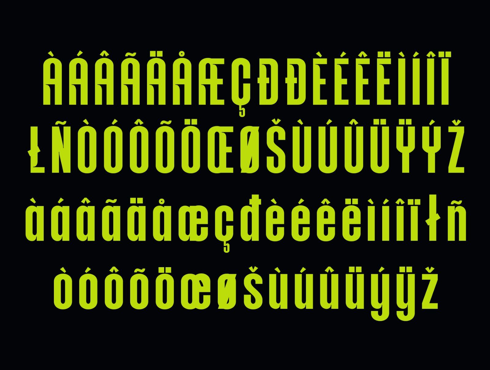 NEXORA - A Modern Condensed Display Font Family — image 4